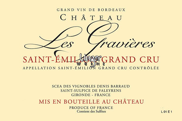2021 Chateau Les Gravieres Saint Emilion