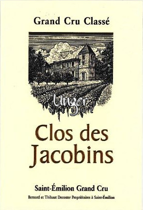 2021 Chateau Clos des Jacobins Saint Emilion