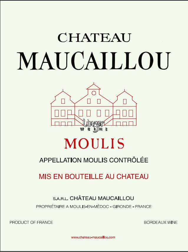 2021 Chateau Maucaillou Moulis
