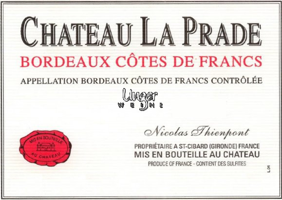2021 Chateau La Prade Cotes de Francs
