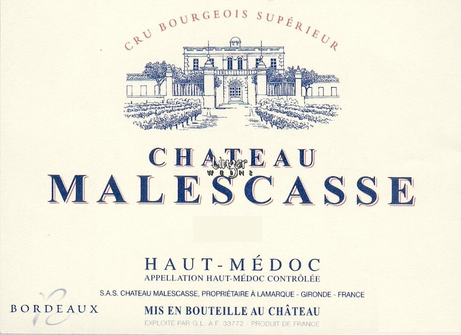 2021 Chateau Malescasse Haut Medoc