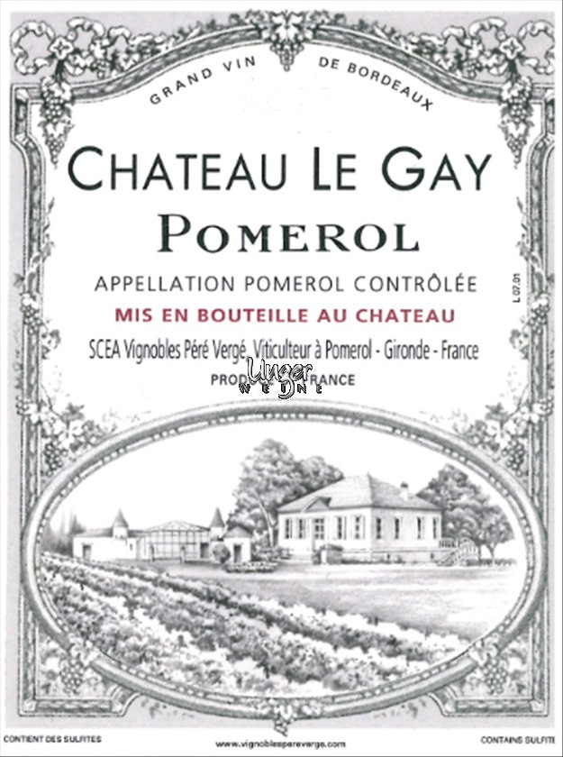 2021 Chateau Le Gay Pomerol