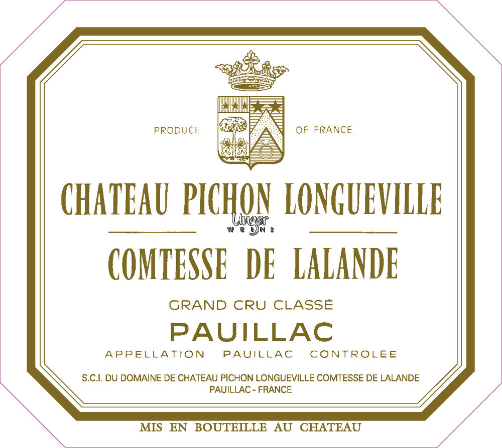 2021 Chateau Pichon Comtesse de Lalande Pauillac