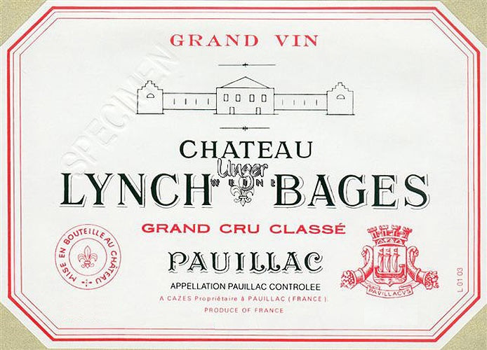 2021 Chateau Lynch Bages Pauillac