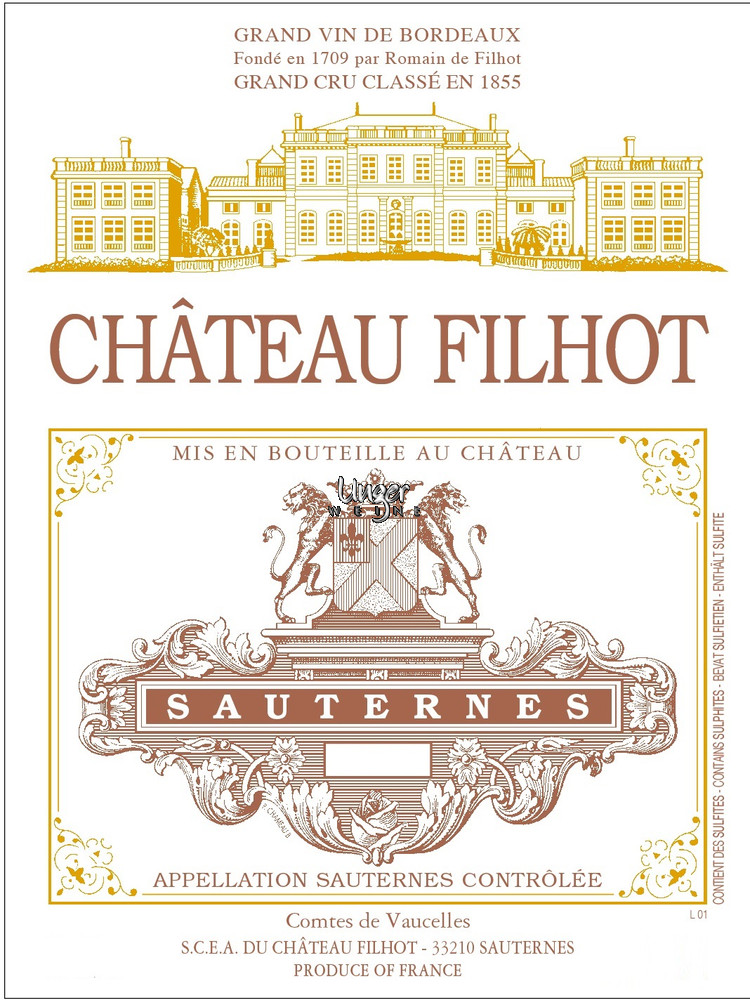 2021 Chateau Filhot Sauternes
