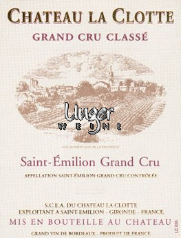 2021 Chateau La Clotte Saint Emilion
