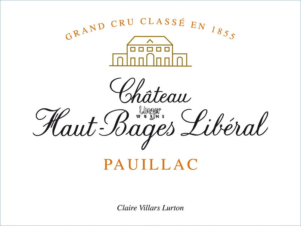 2021 Chateau Haut Bages Liberal Pauillac